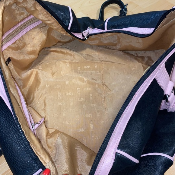 EUC Authentic Roots Monogramed Duffel Bag Circa 90’s? - Picture 10 of 12